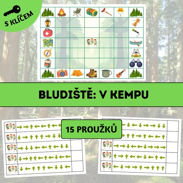 Bludiště: V kempu