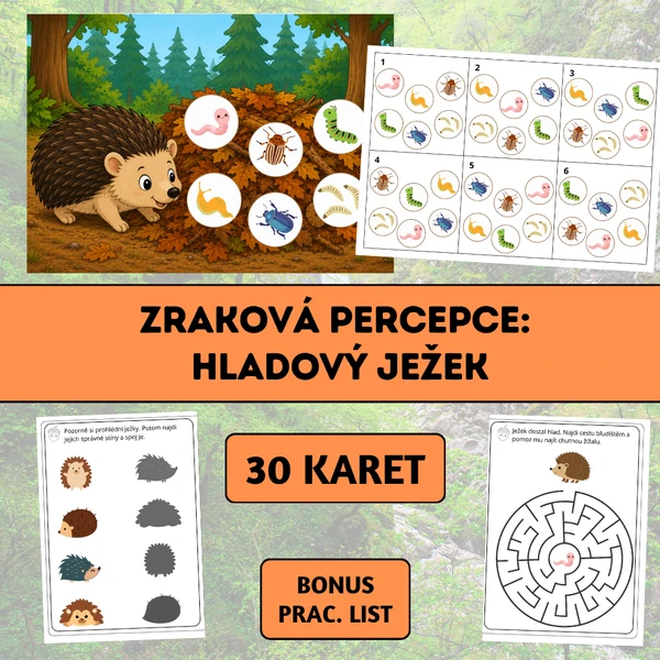 Zraková percepce: Hladový ježek