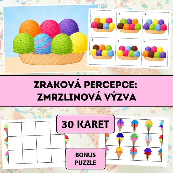 Zraková percepce: Zmrzlinová výzva