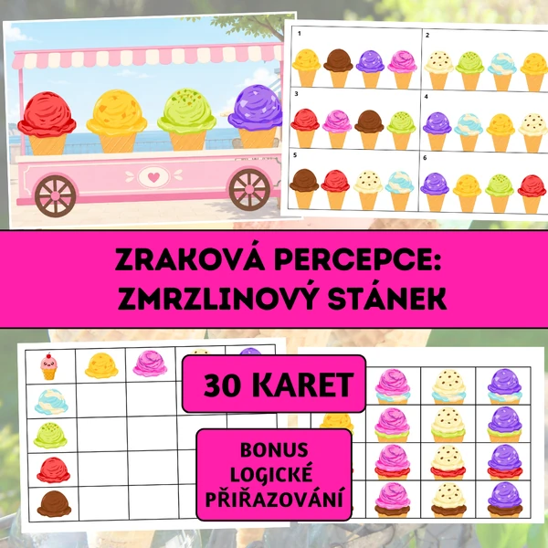 Zraková percepce: Zmrzlinový stánek