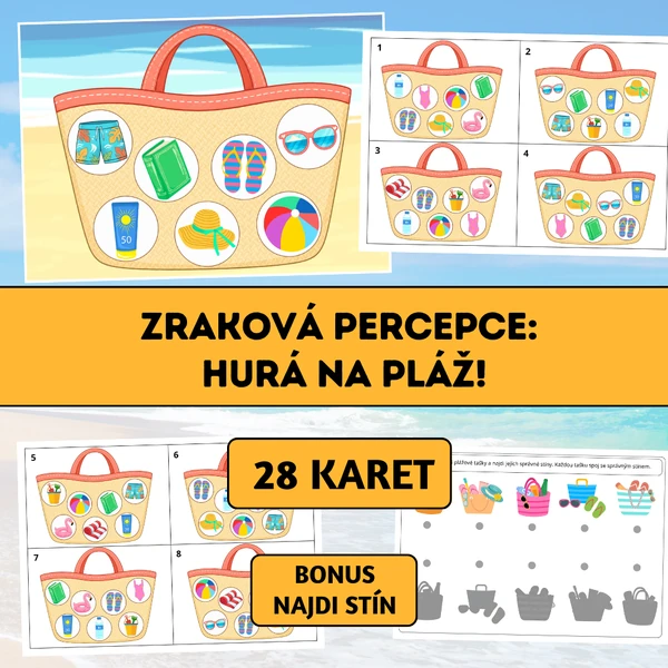 Zraková percepce: Hurá na pláž!