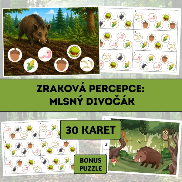 Zraková percepce: Mlsný divočák