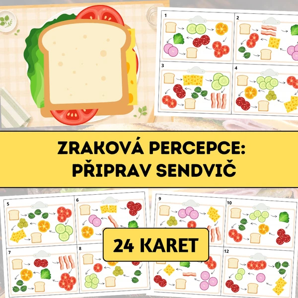 Zraková percepce: Připrav sendvič