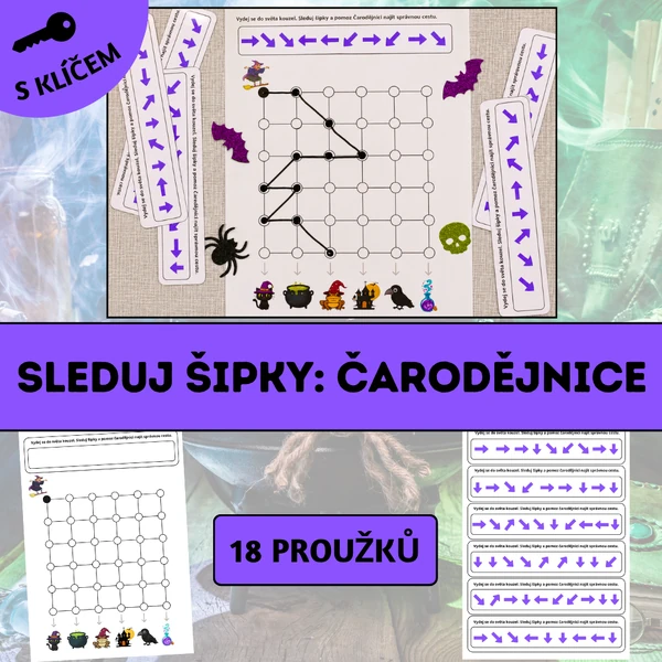 Sleduj šipky: Čarodějnice