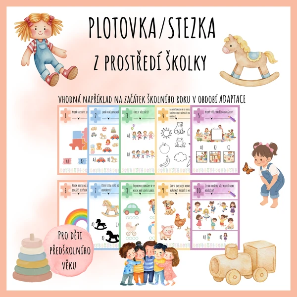 Plotovka/stezka - školka, hračky, adaptace🧸
