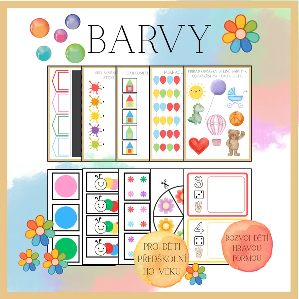 BARVY - 10 didaktických aktivit