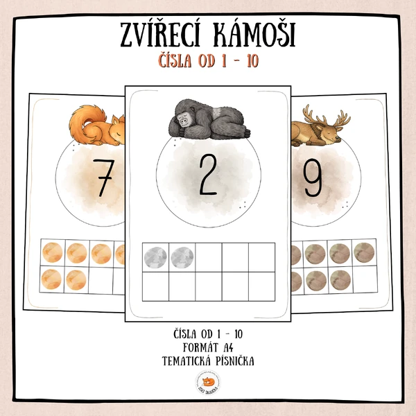 Zvířecí kámoši - čísla 1 - 10