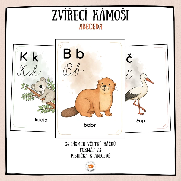 Zvířecí kámoši - abeceda
