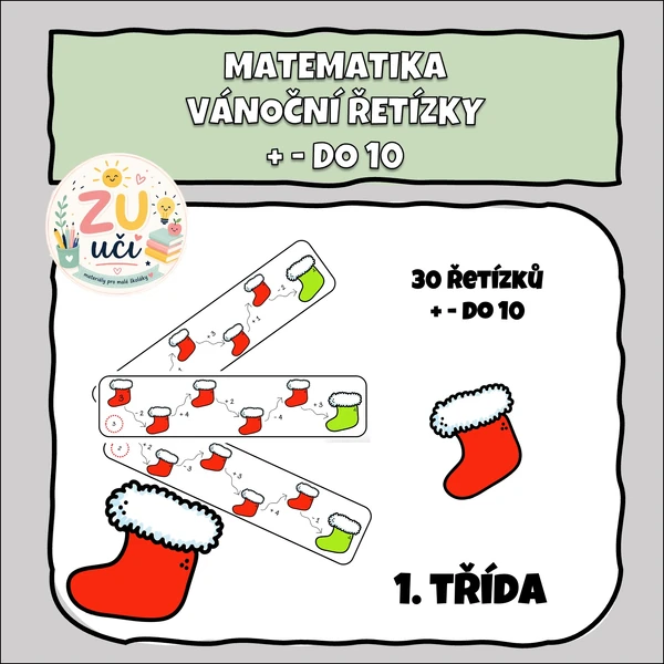 Vánoční řetízky, + - do 10
