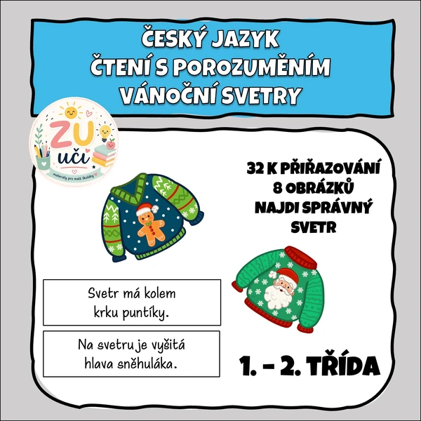 Vánoční svetry - Najdi správný svetr