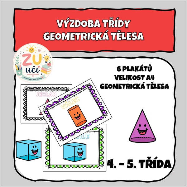 Plakáty - TĚLESA - geometrie
