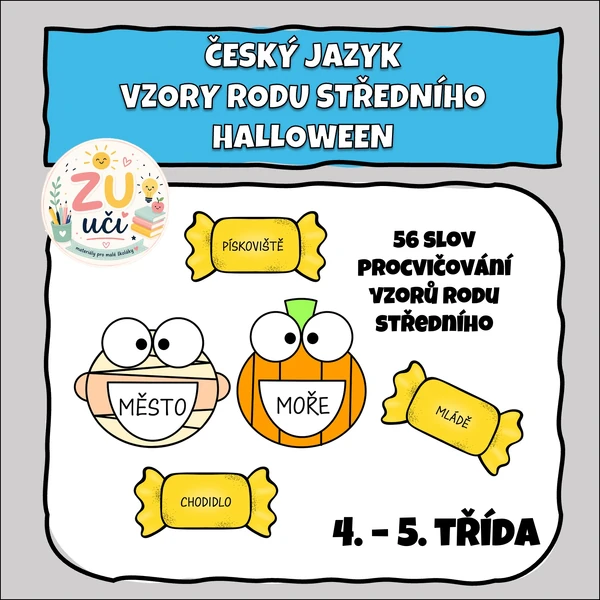 Vzory rodu středního - Halloweenské příšery