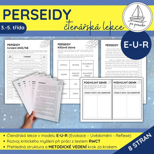 Perseidy | čtenářská lekce RWCT