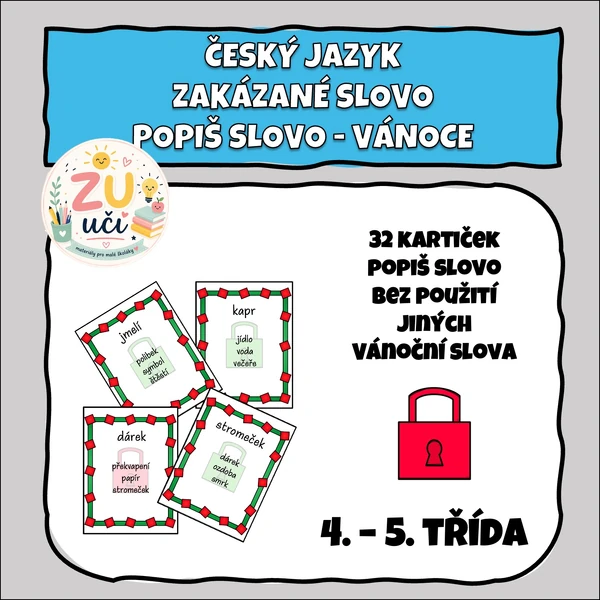 Zakázané slovo - Vánoce, popiš slovo bez použití jiných