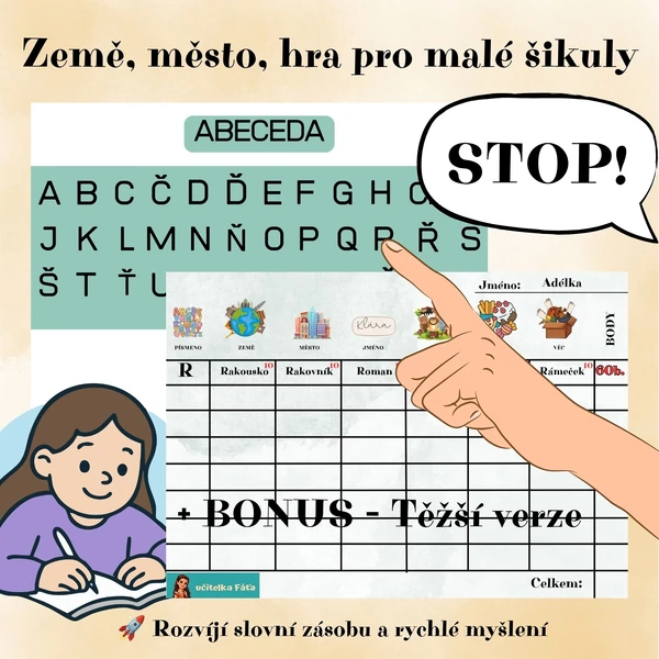 Země, město, hra pro malé šikuly