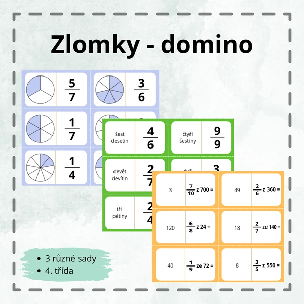 Zlomky - domino