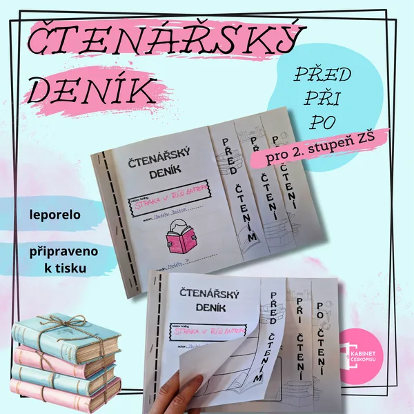 Čtenářský deník - před, při, po čtení