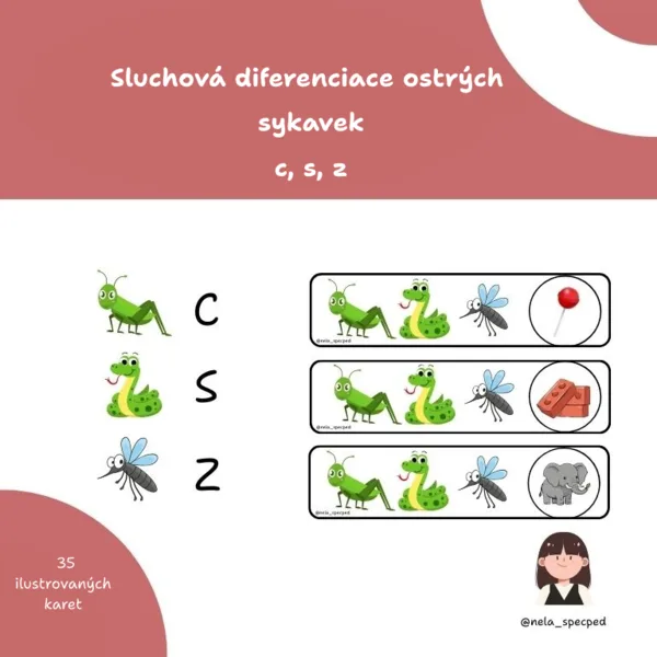 Sluchová diferenciace ostrých sykavek