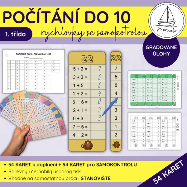 Počítáme do 10 | 54 gradovaných rychlovek se samokontrolou