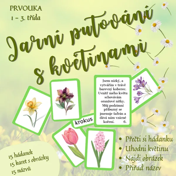 Jarní putování s květinami