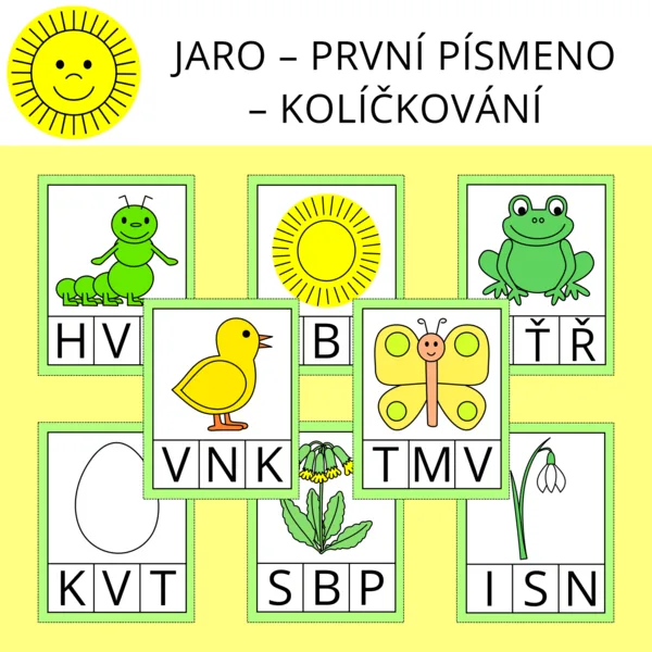 JARO – PRVNÍ PÍSMENO – KOLÍČKOVÁNÍ
