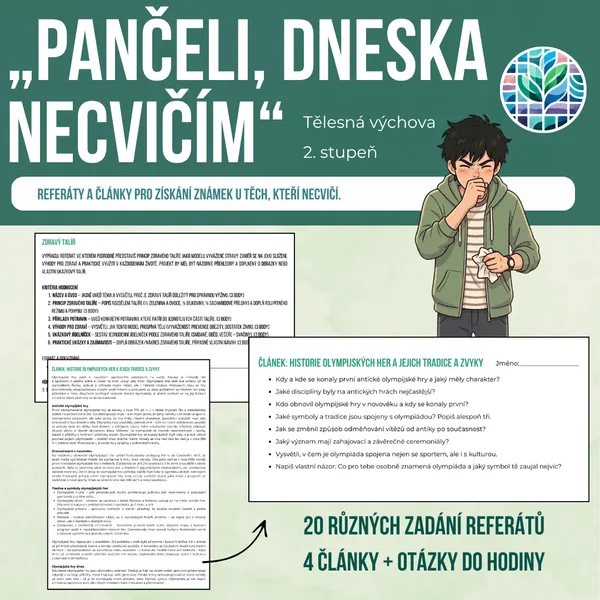 Referáty do TV pro necvičící
