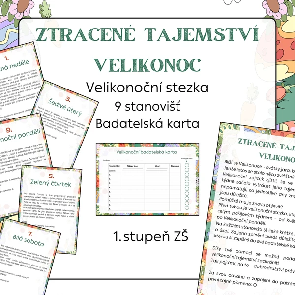 Velikonoční stezka: Ztracené tajemství Velikonoc (1. stupeň)