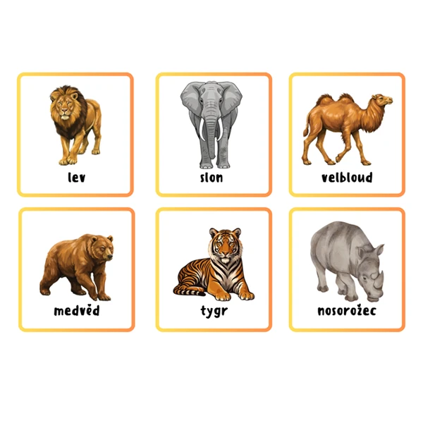 Kartičky ZOO