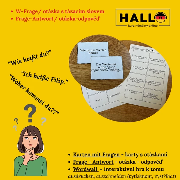 W-Frage_ Frage/Antwort Karten_+Wordwall