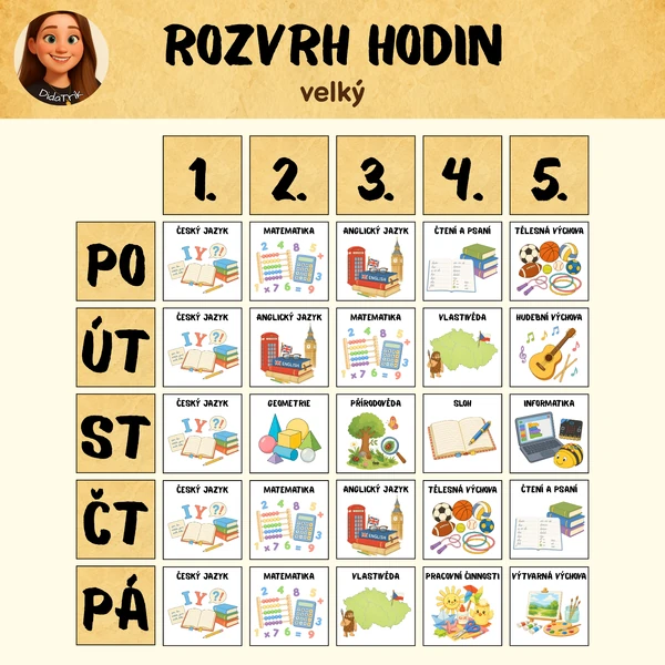 Rozvrh hodin