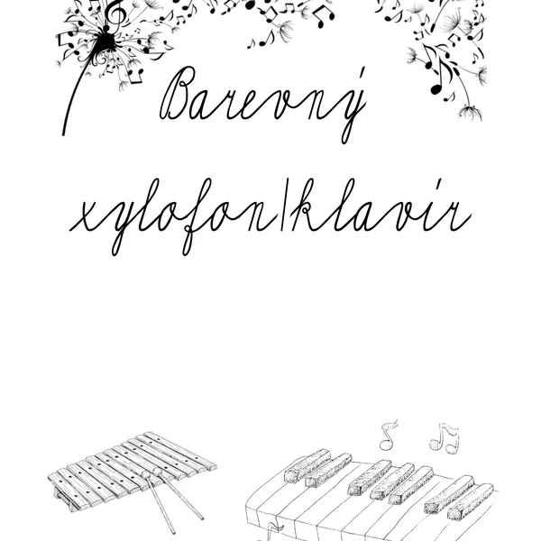 Barevný xylofon