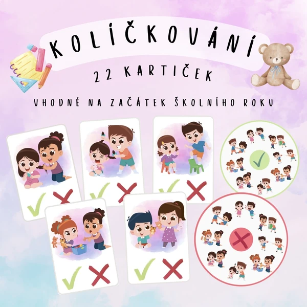 Chování ve školce - kolíčkování