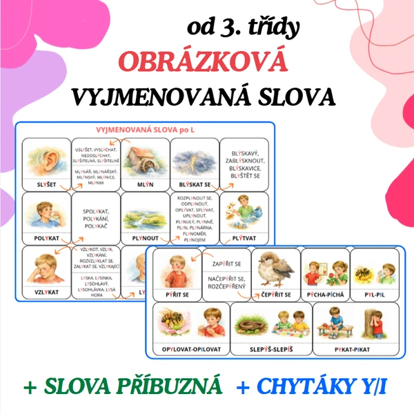 OBRÁZKOVÁ vyjmenovaná slova + sl. příbuzná