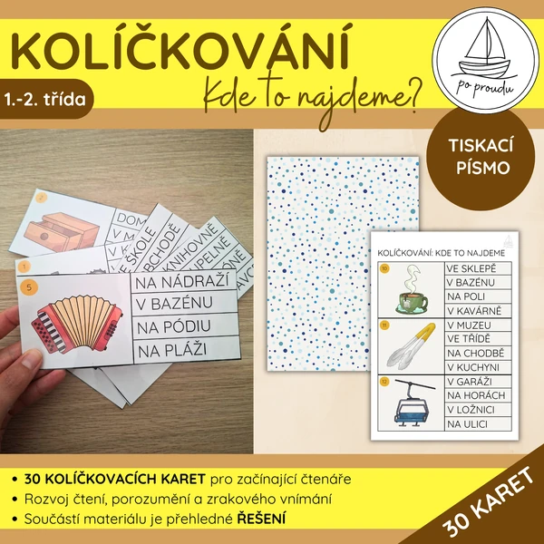 Kolíčkování | Kde to najdeme? (tiskací písmo)