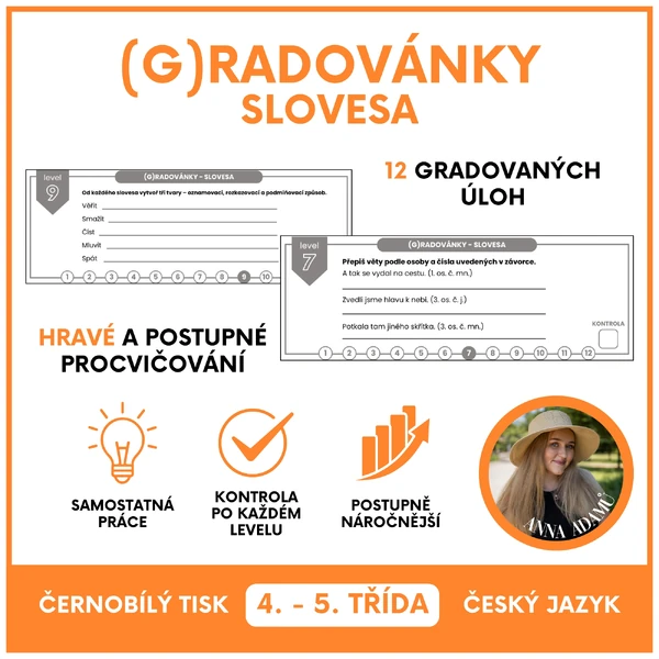 (G)radovánky - slovesa