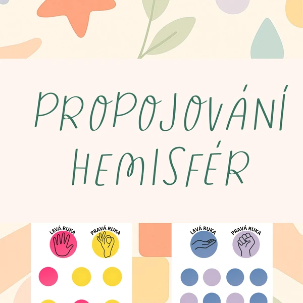 Propojování hemisfér (4 pracovní listy)