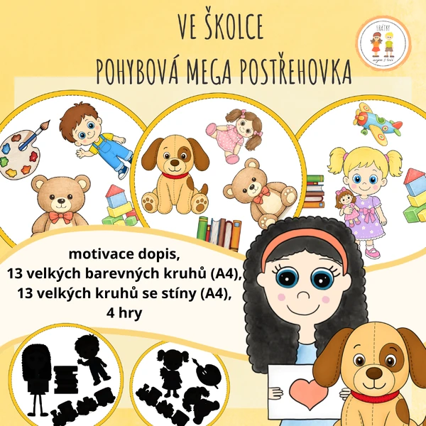 Ve školce - Pohybová mega postřehovka