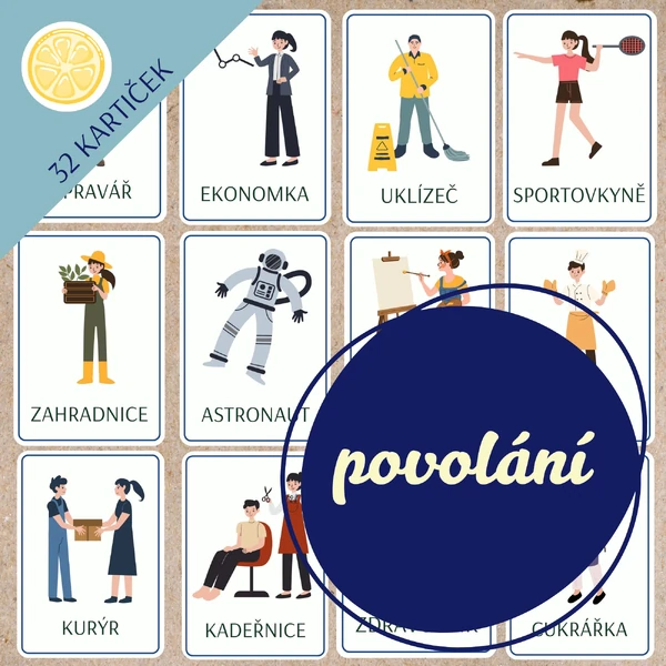 POVOLÁNÍ | obrázkové demonstrační kartičky