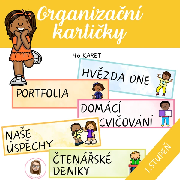 Kartičky pro organizaci