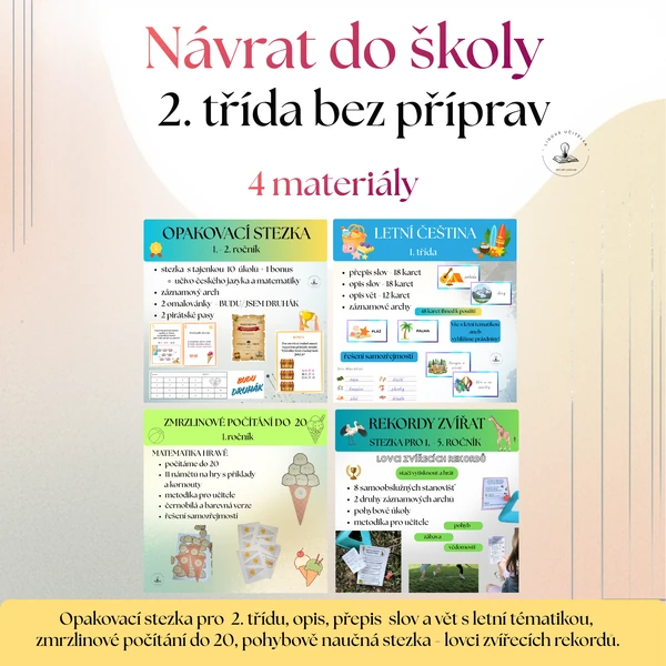 Návrat do školy - 2. třída bez příprav