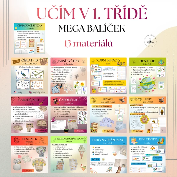 Učím v 1. třídě – MEGA BALÍČEK