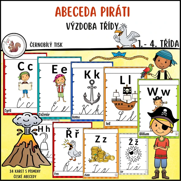 Abeceda piráti