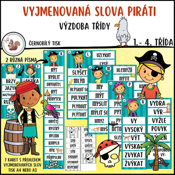Vyjmenovaná slova piráti