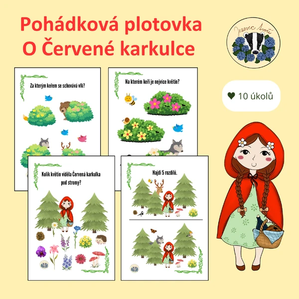 Pohádková plotovka - O Červené karkulce