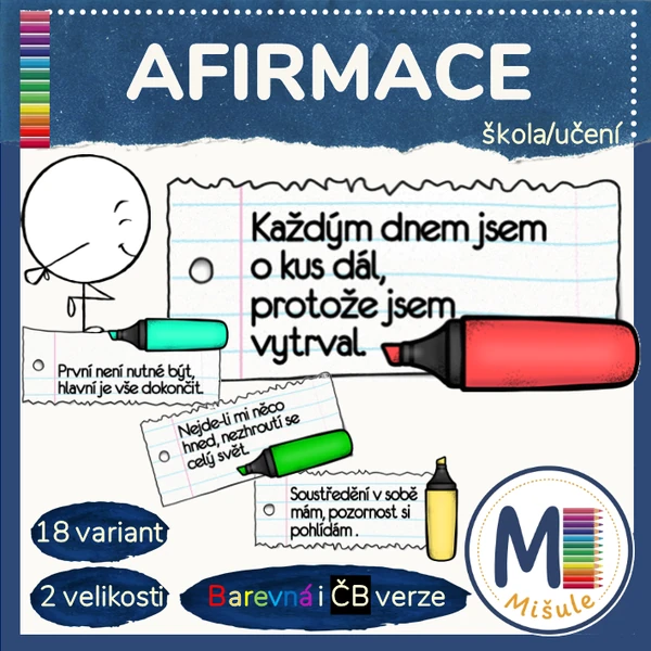 Afirmace - škola, učení,...