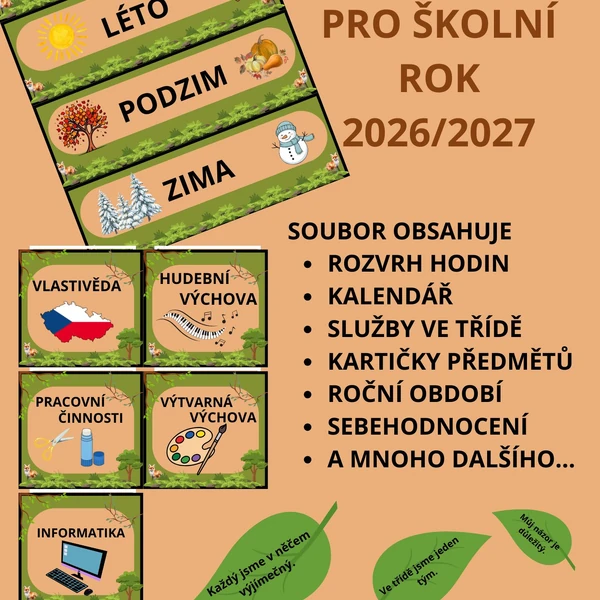 Les - výzdoba třídy