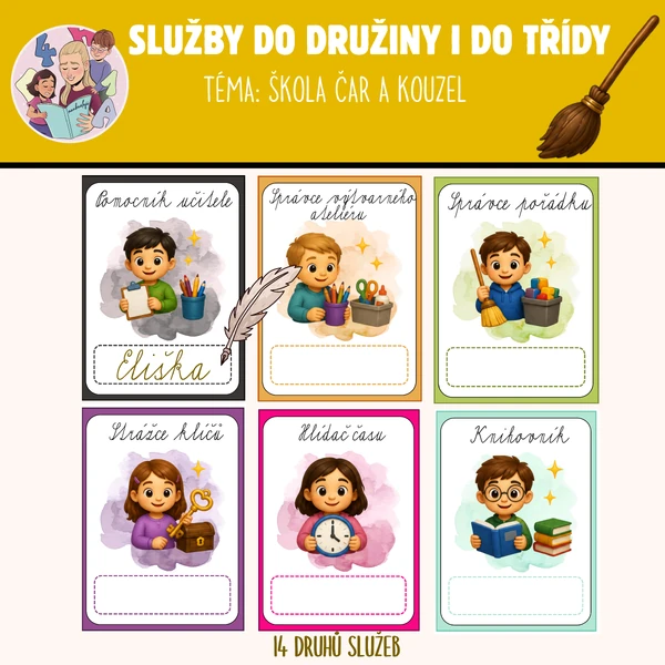 TŘÍDNÍ SAMOSPRÁVA - Služby do družiny i do třídy