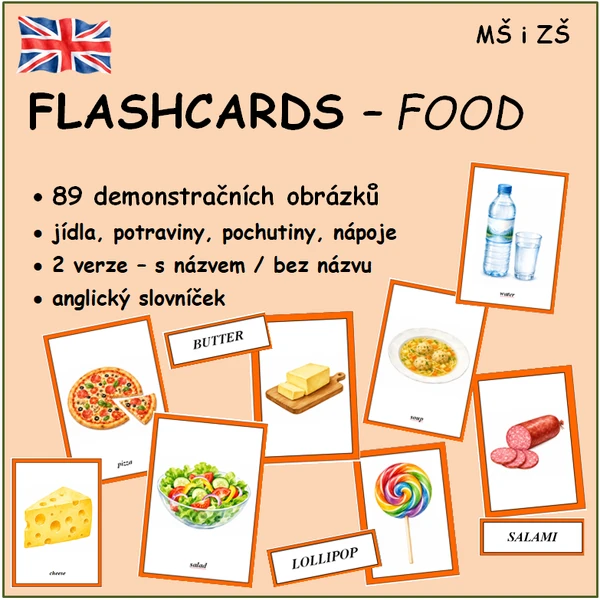 FLASHCARDS - food