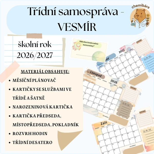 Třídní samospráva - VESMÍR