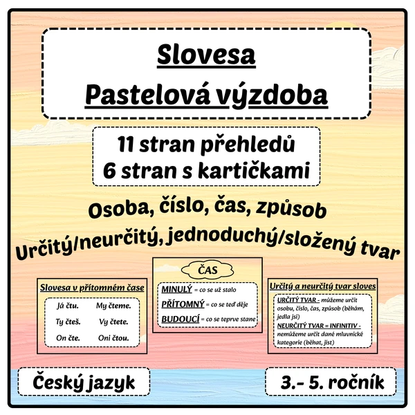 SLOVESA - Pastelová výzdoba